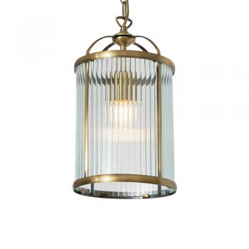 Fern Ribbed 1 Light Lantern