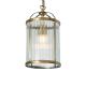 Fern Ribbed 1 Light Lantern