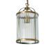 Fern Ribbed 1 Light Lantern